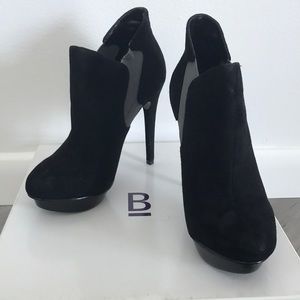Bakers Elizabeth Black Suede Booties